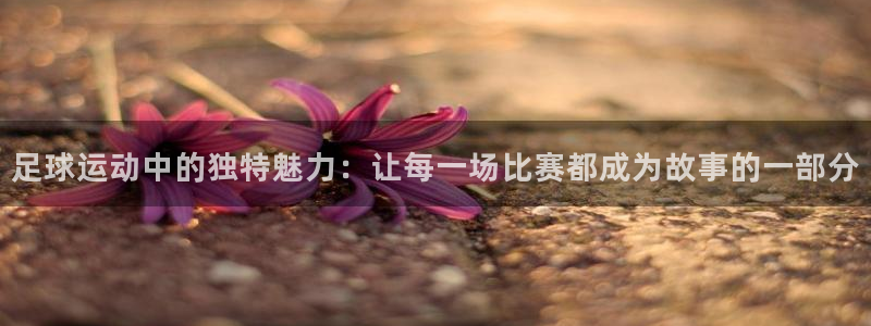 足球运动中的独特魅力：让每一场比赛都成为故事的一部分