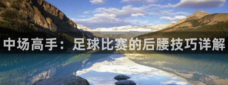 中场高手：足球比赛的后腰技巧详解