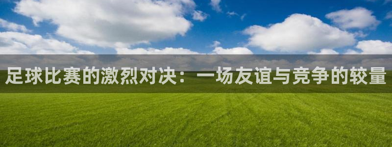 足球比赛的激烈对决：一场友谊与竞争的较量