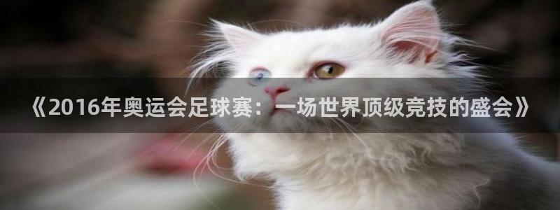 《2016年奥运会足球赛：一场世界顶